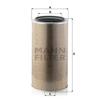 Filtre à air MANN-FILTER C 33 920/3 pour IVECO STRALIS AT440S42TP - 420cv