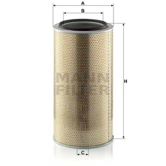 Filtre à air MANN-FILTER C 33 920/5 pour IVECO STRALIS AS260S50P - 500cv