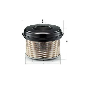 Filtre à air MANN-FILTER C 33 922 pour MERCEDES-BENZ NG 1632 S,1632 LS - 320cv