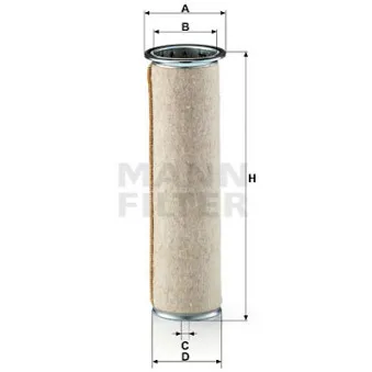 Filtre à air secondaire MANN-FILTER CF 1122