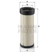 Filtre à air secondaire MANN-FILTER [CF 1398]
