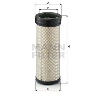 MANN-FILTER CF 1398 - Filtre à air secondaire