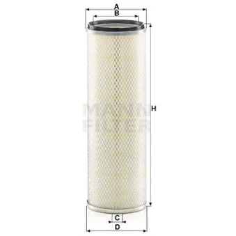 Filtre à air secondaire MANN-FILTER OEM 3098170090