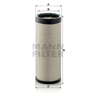 Filtre à air secondaire MANN-FILTER CF 1800 pour RENAULT TRUCKS MAGNUM 480,19 - 480cv