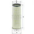 Filtre à air secondaire MANN-FILTER [CF 19 006 x]