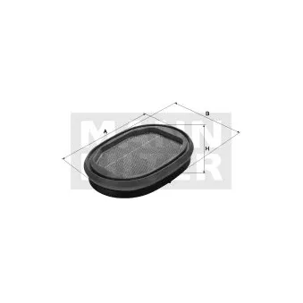 Filtre à air secondaire MANN-FILTER CF 2420