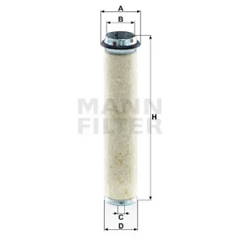 Filtre à air secondaire MANN-FILTER CF 700 pour MULTICAR M26 2,8 - 106cv