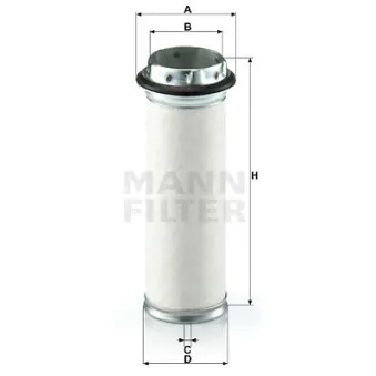 Filtre à air secondaire MANN-FILTER CF 711 pour DEUTZ-FAHR D06 D5506 - 52cv