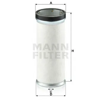 MANN-FILTER CF 821 - Filtre à air secondaire