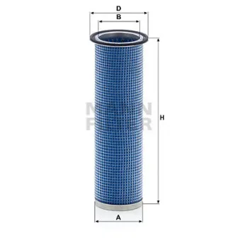 Filtre à air secondaire MANN-FILTER CF 9002 x pour CASE IH JX-SERIES JX 95 - 94cv