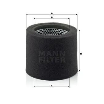 Filtre à air MANN-FILTER CS 17 110 pour CITROEN XSARA 1.9 D - 75cv
