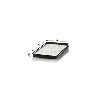Filtre, air de l'habitacle MANN-FILTER OEM DC2161J6X