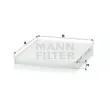 MANN-FILTER CU 2026 - Filtre, air de l'habitacle