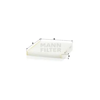 Filtre, air de l'habitacle MANN-FILTER OEM 9586081A10000