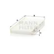 MANN-FILTER CU 2214-2 - Filtre, air de l'habitacle