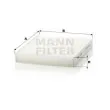 MANN-FILTER CU 2533-2 - Filtre, air de l'habitacle