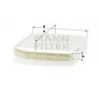 Filtre, air de l'habitacle MANN-FILTER [CU 2855/1]