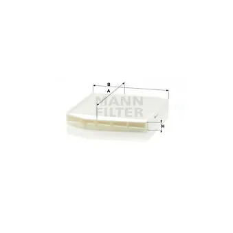 MANN-FILTER CU 2855/1 - Filtre, air de l'habitacle