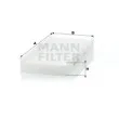 MANN-FILTER CU 3240 - Filtre, air de l'habitacle