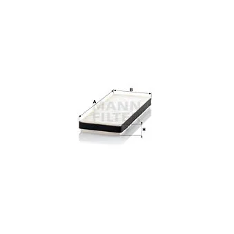 MANN-FILTER CU 3415 - Filtre, air de l'habitacle