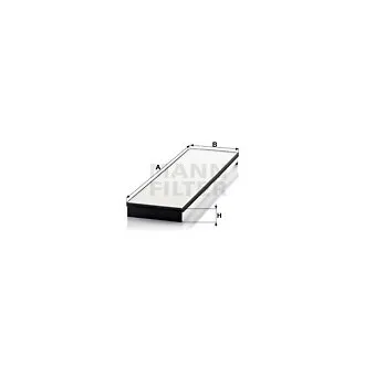 MANN-FILTER CU 5877 - Filtre, air de l'habitacle