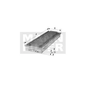 Filtre, air de l'habitacle MANN-FILTER OEM 7618809