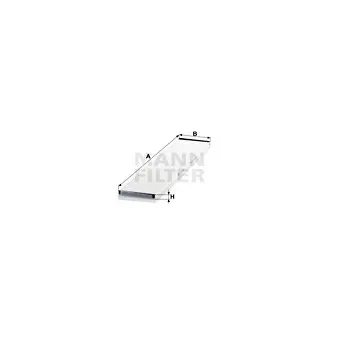 MANN-FILTER CU 6034 - Filtre, air de l'habitacle