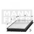 MANN-FILTER CU 6088 - Filtre, air de l'habitacle