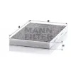 MANN-FILTER CUK 3037 - Filtre, air de l'habitacle
