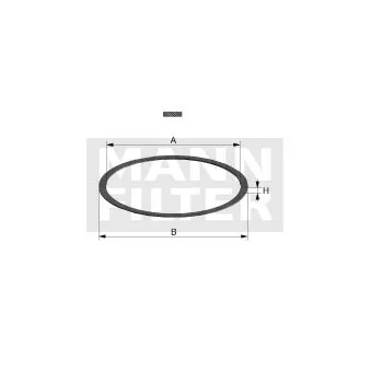 Joint d'étanchéité, filtre à huile MANN-FILTER Di 508-00