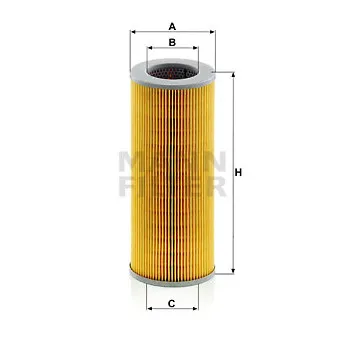 Filtre hydraulique, boîte automatique MANN-FILTER H 1059/2 pour DEUTZ-FAHR AGROTRON X 710 - 200cv