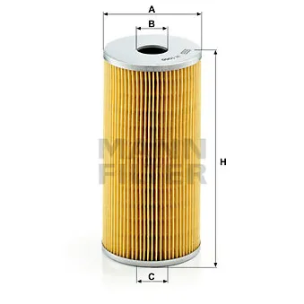 Filtre à huile MANN-FILTER OEM 801195128