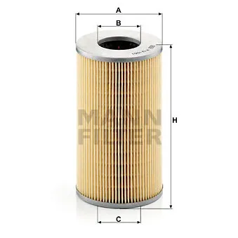 Filtre à huile MANN-FILTER H 12 107/1 pour STEYR 890-Serie 890,150 - 150cv