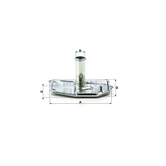 MANN-FILTER H 187/1 KIT - Filtre hydraulique, boîte automatique