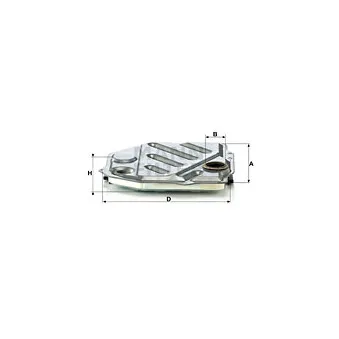 Filtre hydraulique, boîte automatique MANN-FILTER OEM 1331900200