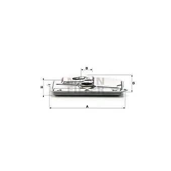 MANN-FILTER H 199 - Filtre hydraulique, boîte automatique