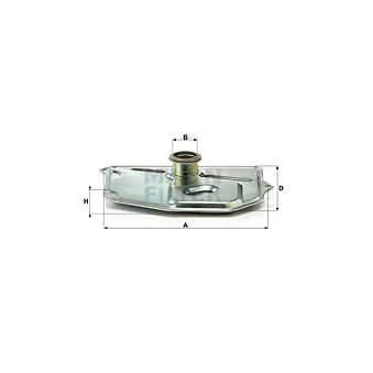 MANN-FILTER H 199/3 KIT - Filtre hydraulique, boîte automatique