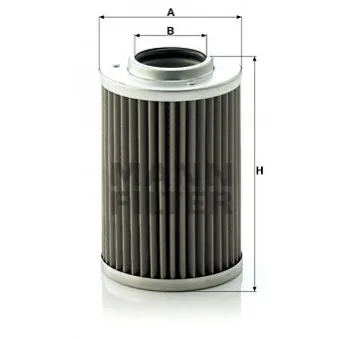 Filtre hydraulique, boîte automatique MANN-FILTER H 710/1 z pour MAN NÜ 310 CNG - 310cv