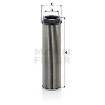 Filtre, système hydraulique de travail MANN-FILTER H 9010 pour CLAAS XERION 5000 - 520cv