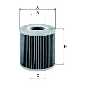 Filtre, système hydraulique de travail MANN-FILTER HD 1349
