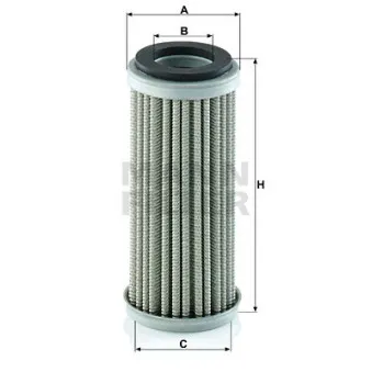 Filtre hydraulique, direction MANN-FILTER HD 5004 pour NEW HOLLAND WORKMASTER 65, 75 - 65cv