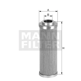 Filtre, système hydraulique de travail MANN-FILTER HD 513/11 pour LANDINI REX 60 F, 70 F, 85 F - 68cv