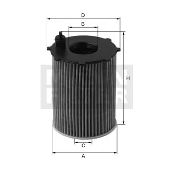 Filtre à huile MANN-FILTER HU 7016 x