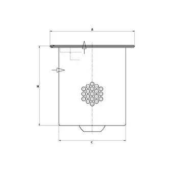 Filtres , air comprime MANN-FILTER OEM 11320