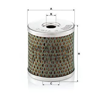 Filtre à carburant MANN-FILTER OEM 0423468010