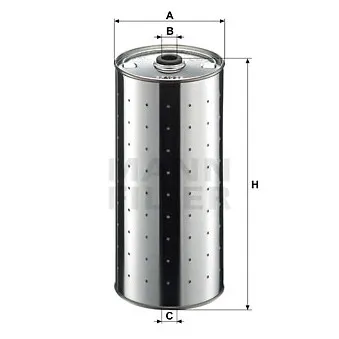 Filtre à huile MANN-FILTER PF 1025 pour VOLKSWAGEN TRANSPORTER - COMBI 1,6 - 48cv