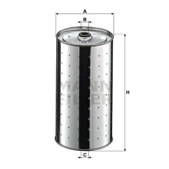 Filtre à huile MANN-FILTER PF 1190 x pour MERCEDES-BENZ T2/L LA 911 - 168cv