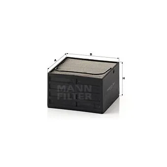 Filtre à carburant MANN-FILTER PU 85 pour JOHN DEERE Series 9 9510R, 9520R - 510cv