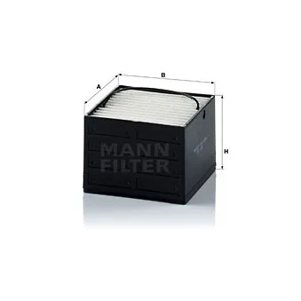 Filtre à carburant MANN-FILTER PU 89 pour MAN M 2000 L 13,285 - 280cv