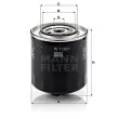 MANN-FILTER W 1130/1 - Filtre à huile